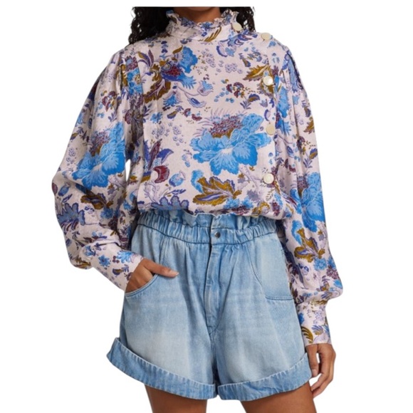 Isabel Marant ÉTOILE Backal Top in Ecru - Picture 1 of 14